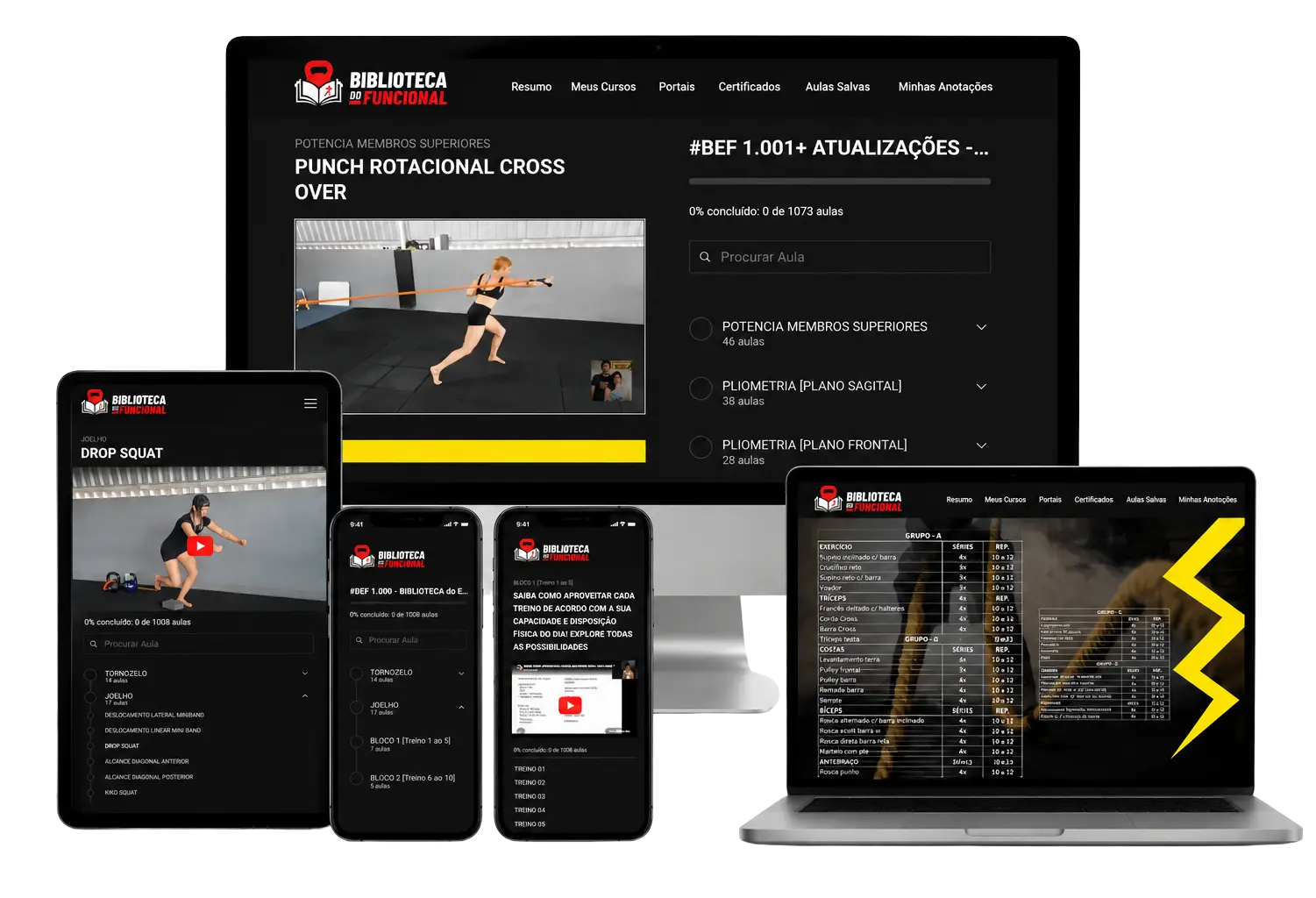 Biblioteca de Exercícios Funcionais
