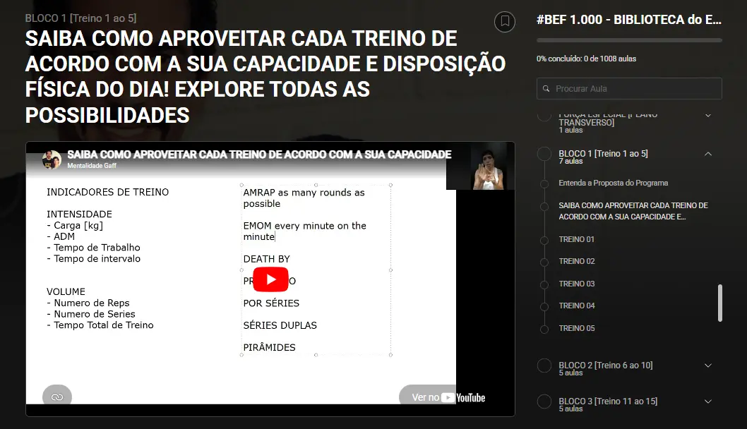 Treinos Funcionais Prontos